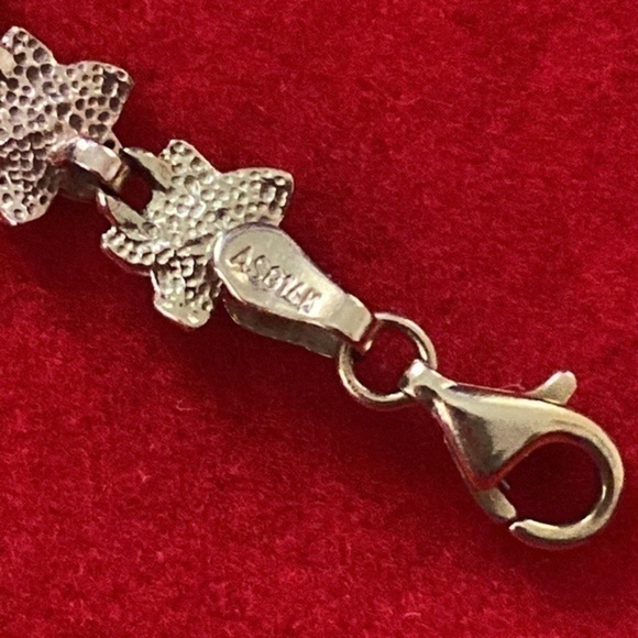 Color 14k (7.8gr) solid gold bracelet 🌸 Flower - Picture 5 of 6